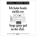 Produktbild: Visual Words 2026 | Verlag Korsch | Kalender | 13 S. | Deutsch | 2026