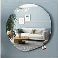 Produktbild: Albatros International Spiegel Albatros Designerspiegel Asymmetrisch (80 x 76cm), Wandspiegel Türspiegel, moderne Form Groß Asymmetrischer rahmenlos 76 cm x 4 cm x 80 cm