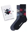 Produktbild: Burlington Damen Socken Basic Gift Box W So Baumwolle gemustert 2 Paar, Blau Blue Mix 0070, 36-41