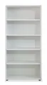 Produktbild: Wandregal Standregal Bücherregal Aktenregal Beistellregal 5 Fächer Weiß