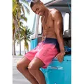Produktbild: Badehose CHIEMSEE, Herren, Gr. M (50), N-Gr, blau (marine, pink), Recycling-Polyester, Farbverlauf, Badehosen Badehose, mit modernem Farbverlauf