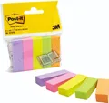 Produktbild: 3M 670-5 Klebezettel Rechteck Mehrfarben 100 Blätter (670/5)