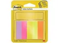 Produktbild: Post-it Haftmarker Rechteckig 1,5 x 5 cm Farbig sortiert Page Marker 5 Stück à 100 Streifen