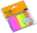 Produktbild: Post-it® Haftnotiz Page Marker, 15 x 50 mm, 5farbig sortiert, 100 Blatt (5 Blocks), Sie erhalten 1 Packung á 5 Blöcke