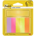 Produktbild: Post-it Haftstreifen Page Marker 15x50mm 5x100 Blatt Neonfarben