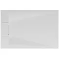 Produktbild: Schulte Duschwanne DWM-Tec, Rechteck, Mineralwerkstoff, Oberfläche aus Steinstruktur, 80x120 cm, Weiß, extraflach, ohne Ablauf und Stellfüße weiß Rechteck | 80 cm x 120 cm