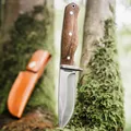 Produktbild: Magnum Walnut Drop – Fahrtenmesser mit 440A-Klinge, Walnussholz & Lederscheide