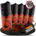Produktbild: 5 x Wilhelm Pfefferspray 40 ml Tierabwehr Selbstverteidigung CS Gas KO Spray hochdosiert (ca. 2 Mio. Scoville) effektives Verteidigungsspray