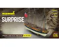 Produktbild: Schiffsmodell HMS Surprise 1:75 Bausatz Mamoli – Lasergeschnittene Teile
