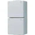 Produktbild: Jung WG 600 IP44 Steckdose 2fach senkrecht 622W