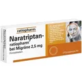 Produktbild: NARATRIPTAN-ratiopharm bei Migräne Filmtabletten 2 St