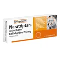 Produktbild: NARATRIPTAN-ratiopharm bei Migräne Filmtabletten 2 St