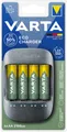 Produktbild: Varta Akku NiMH, Universal Ladegerät, Eco Charger inkl. Akkus, 4x Mignon, AA, 2100mAh