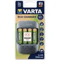 Produktbild: Varta Eco Charger 101 451 für Aa- und Aaa-Batterien 4 Aa-Batterien im Lieferumfa