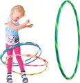 Produktbild: Bunter Kinder Hula Hoop für kleine Profis, Ø70cm, Grün-Grün