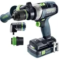 Produktbild: Festool TDC 18/4 5.0/4.0 I-Set Quadrive Akku-Bohrschrauber inkl. Koffer + 2Akkus 4.0/5.0Ah + Zubehör, 577612