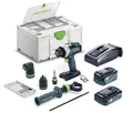 Produktbild: Festool Akku-Bohrschrauber QUADRIVE TDC 18/4 5,0/4,0 I-Set 577612