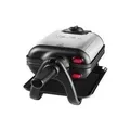 Produktbild: Tefal WM756D 2Waffel(n) 1200W Schwarz - Edelstahl Waffeleisen (WM 756D)