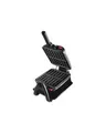 Produktbild: TEFAL King Size Waffeleisen 1200 W 1200W 2 rechteckige Waffeln Edelstahl / Schwarz (WM 756D)