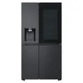 Produktbild: LG InstaView GSXE90EVDD, Freistehend, Amerikanische Tür, Schwarz, 3 Tür(en), Essence Black Steel, Berührung - Schwarz