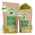 Produktbild: NanaNatura's Bio Mungobohnen Sprossen Samen 180g | Keimfähige Mungo Saaten zur Sprossenzucht | Microgreens fürs Sprossenglas | geprüft & abgefüllt in Deutschland