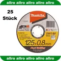 Produktbild: 25 STÜCK MAKITA Trennscheibe Ø 125 mm • 0,8 mm • Z60T-BF • INOX - B-45733 -NEU-