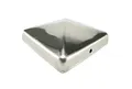 Produktbild: Gartenwelt Riegelsberger Premium Pfostenkappe 101x101 mm aus Edelstahl für Pfosten 10x10 cm Pyramide Zaunkappe Abdeckkappe 1 Stück inkl. Schrauben