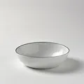 Produktbild: Lambert Piana Schüssel Weiß Rand Basaltgrau D 20,5 Cm