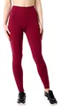 Produktbild: Bellivalini Damen Lange Leggings aus Bio-Baumwolle BLV50-183 (Weinrot, XS)