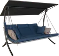 Produktbild: Angerer Hollywoodschaukel Luxus Smart denim Gartenschaukel Gartenliege