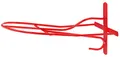 Produktbild: Kerbl Sattelhalter (für Englischsättel, Wandhalterung für Sättel, aus Metall, Farbe rot, Länge 54 cm, Wandmontage, inkl. Zusatzhalterung für Trense / Halfter) 3284