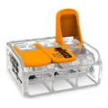 Produktbild: WAGO GmbH& Co. KG Compact-Verbindungsklemme 3-Leiter bis 6qmm 221-613, 30 Stück