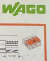 Produktbild: WAGO 221-613 3-Leiter COMPACT Verbindungsklemme 0,5-6 mm², Betätigungshebel