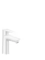 Produktbild: Hansgrohe talis e single lever basin mixer 110 with pop-up waste set matt white