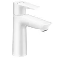 Produktbild: hansgrohe Wasserhahn Talis E (wassersparende Armatur mit hohem Auslauf 110mm, Zugstangen- Ablauf), Mattweiß