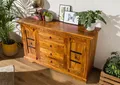 Produktbild: MASSIVMOEBEL24 Sideboard Akazie 150x45x89 honig lackiert OXFORD #0513