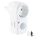 Produktbild: revolt Steckdose mit PIR-Bewegungsmelder, 1.200 Watt Schalt-Leistung