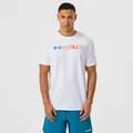 Produktbild: HEAD Rainbow T-Shirt Men, White
