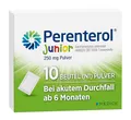 Produktbild: Perenterol junior 250 mg Pulver 10 Sachets - Durchfall Medikament zur Vorbeugung & Behandlung von akutem Durchfall - für Kinder in praktischer Pulverform - kindergerechter Geschmack