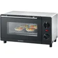 Produktbild: Severin TO 2052 Silber-Schwarz Toast-Ofen 9 l Garraum Timer 800 Watt