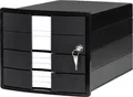 Produktbild: HAN IMPULS 1018-13 Schubladenbox Schwarz DIN A4, DIN C4 Anzahl der Schubfächer: 3