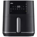 Produktbild: NEU Braun MultiFry Heißluftfritteuse HF5030 6L Schwarz 1700W 8 Programme