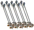 Produktbild: Loggyland Bodenanker eindrehbar für Schaukel etc. 58 cm verzinkt (10er-Set)