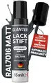 Produktbild: Lackstift Anthrazit Matt RAL 7016 15ml – Lackstift Grau Matt – Hohe Deckkraft...