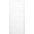 Produktbild: Zaun Teilelement PLUS Tokyo 83 x 180 cm RAL 9010 weiß - Weiß