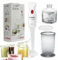 Produktbild: 400W White Immersion Blender with Chopper & Measuring Cup