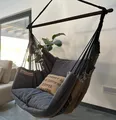 Produktbild: Izabell Hängesessel Hängematte Hängekorb Sessel Großen Kissen Indoor - Outdoor COFFEE Swing XXL