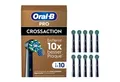 Produktbild: Oral-B Aufsteckbürsten Pro - CrossAction - 10St. - Black - Box