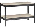 Produktbild: Schwerlastregal Schulte schwarz strukturiert 43x100x35 cm Stecksystem 2 Holzböde