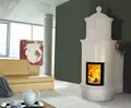 Produktbild: Austroflamm Kamineinsatz 45X51 K Rund inkl. Klapptüre | gussgrau 6 kW